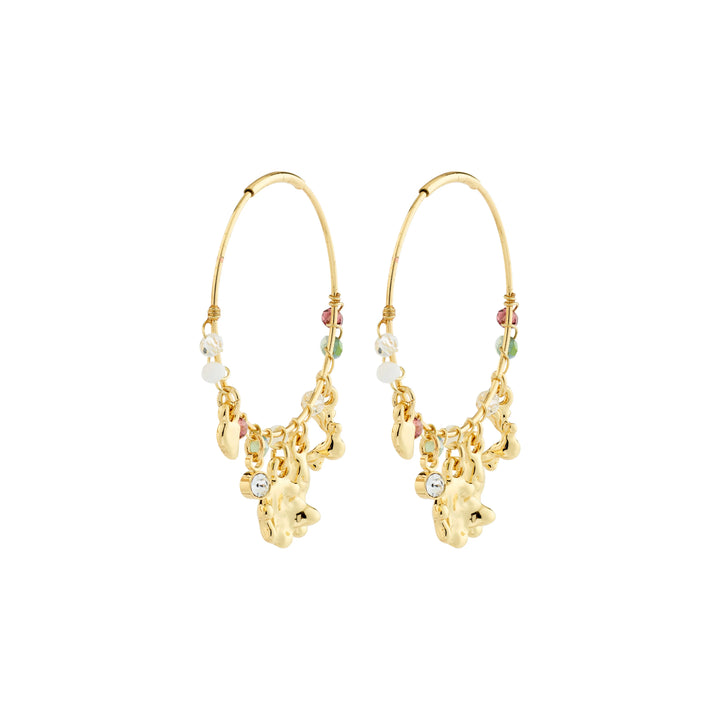 PILGRIM - TOVIN EARRINGS GOLD-PLATED - GOLD PLATED