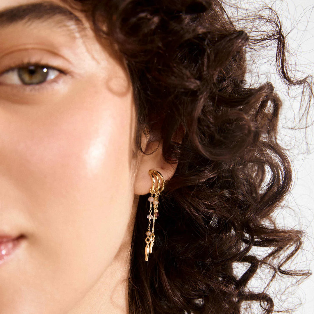 PILGRIM - MORIN EARRINGS GOLD PLATED - GOLD PLATED
