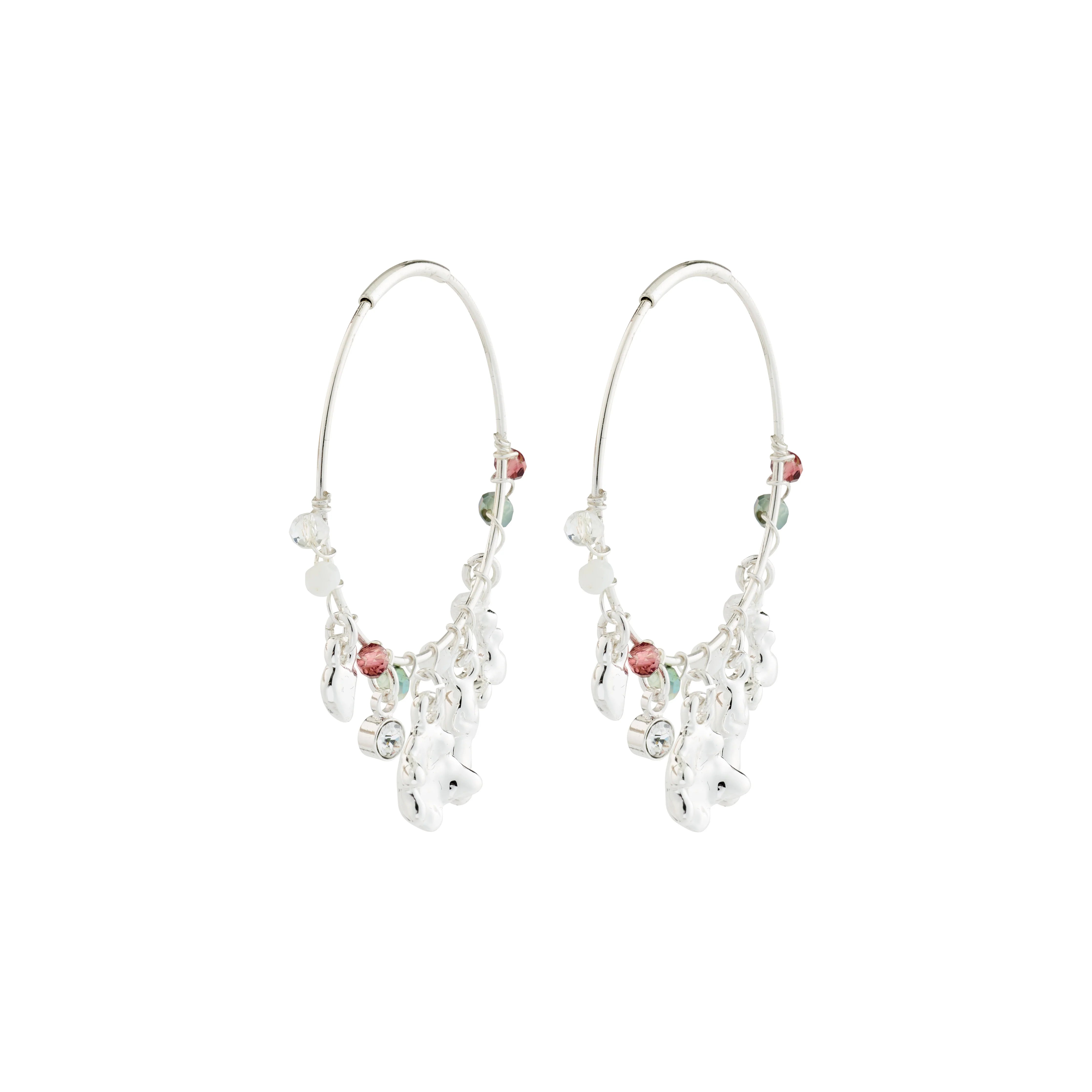 PILGRIM - TOVIN EARRINGS SILVER-PLATED - SILVER PLATED