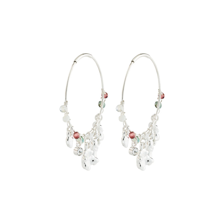 PILGRIM - TOVIN EARRINGS SILVER-PLATED - SILVER PLATED