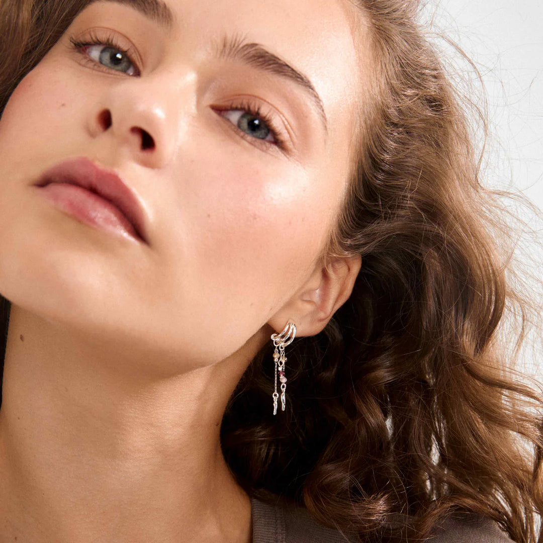 PILGRIM - MORIN EARRINGS SILVER-PLATED - SILVER PLATED