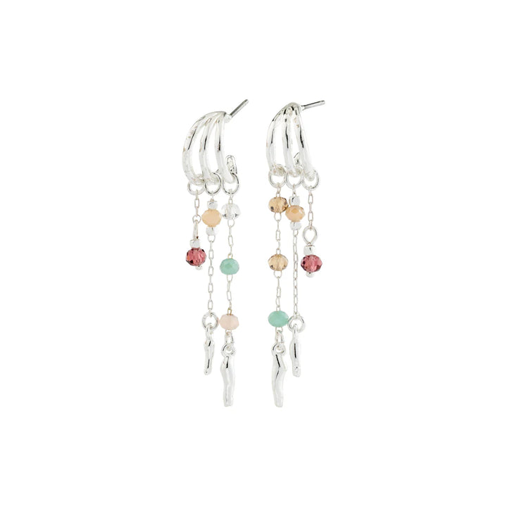 PILGRIM - MORIN EARRINGS SILVER-PLATED - SILVER PLATED