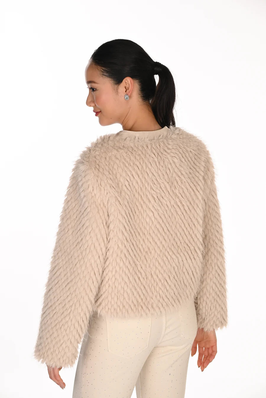 FRANK LYMAN - WOMEN'S FAUX FUR JACKET