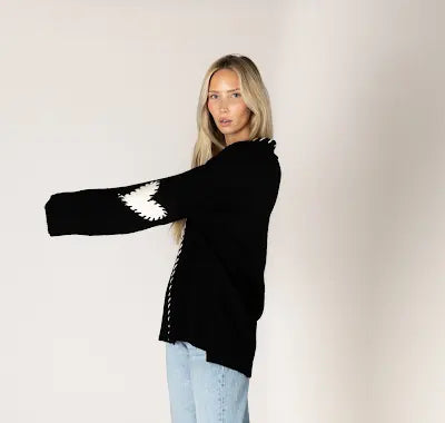 LYLA & LUXE - SHYLA HEART CARDI