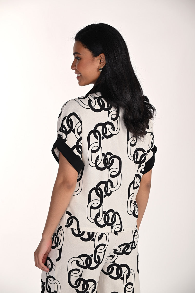 FRANK LYMAN - WOVEN TOP