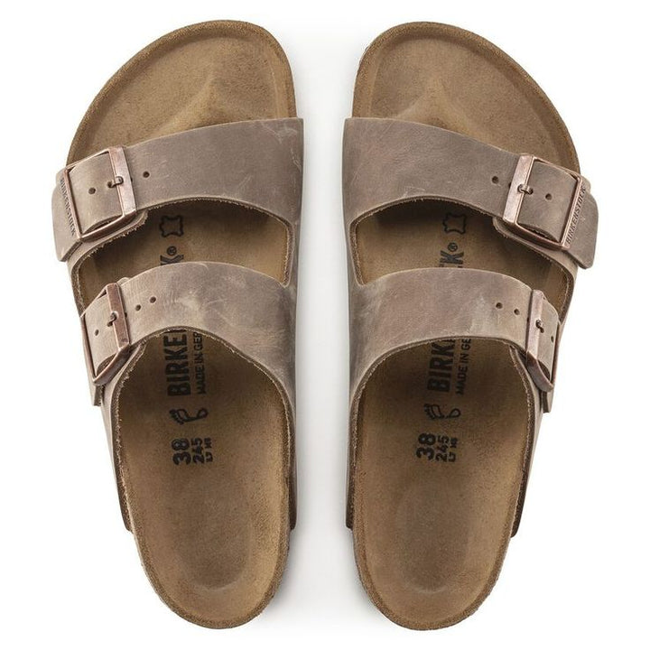 BIRKENSTOCK- ARIZONA OILED LEATHER SANDAL