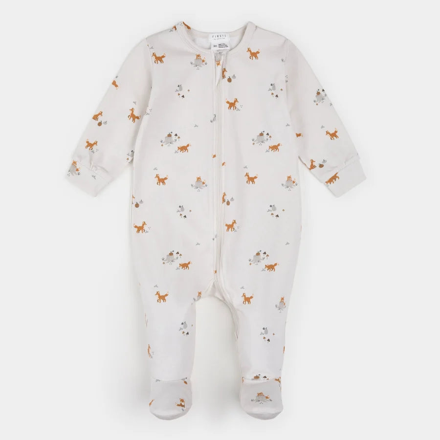 PETIT LEM  - FOOTED SLEEPER 26FGL34P09-B