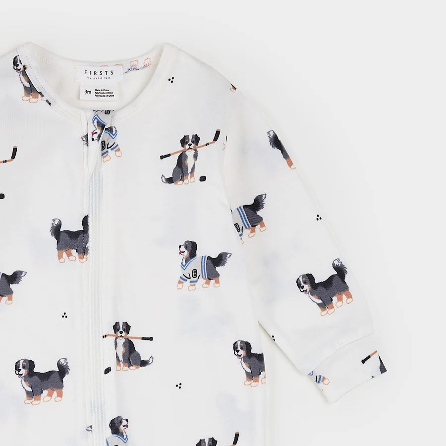 FIRSTS BY PETIT LEM - FOOTED SLEEPER KNIT