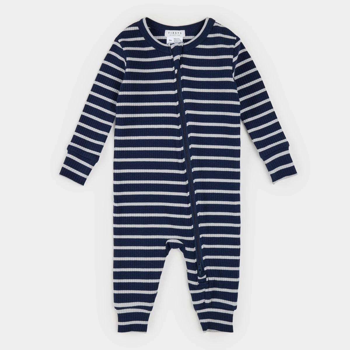 FIRSTS BY PETIT LEM - SLEEPER KNIT-NAVY