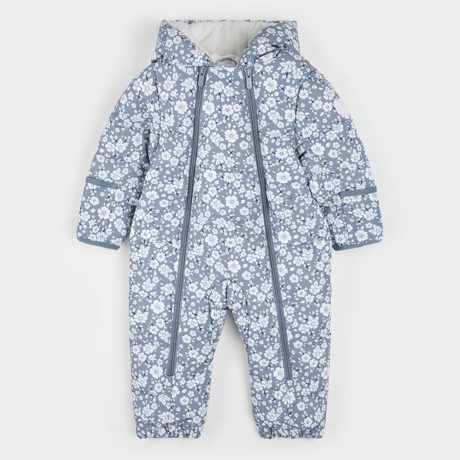 PETIT LEM - ONE PIECE SNOWSUIT BLUE