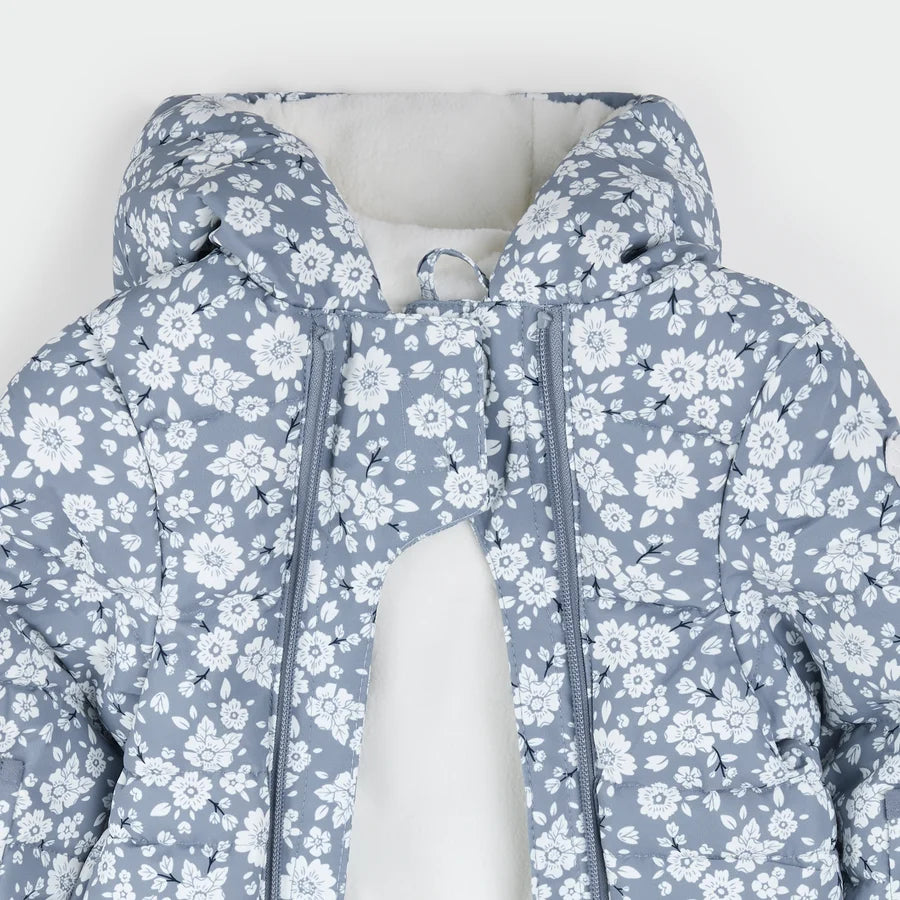 PETIT LEM - ONE PIECE SNOWSUIT BLUE