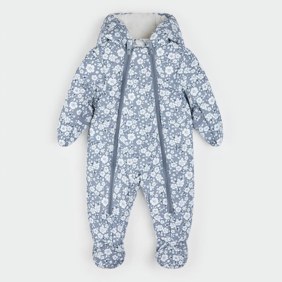 PETIT LEM - ONE PIECE SNOWSUIT BLUE