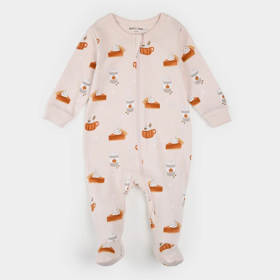 PETIT LEM  - UNISEX FOOTED SLEEPER 26FRS12P50-B