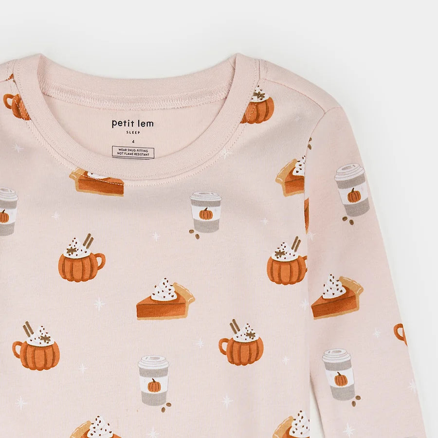 PETIT LEM  - GIRLS LONG / LONG PJ SET  26FRS12Q81-K