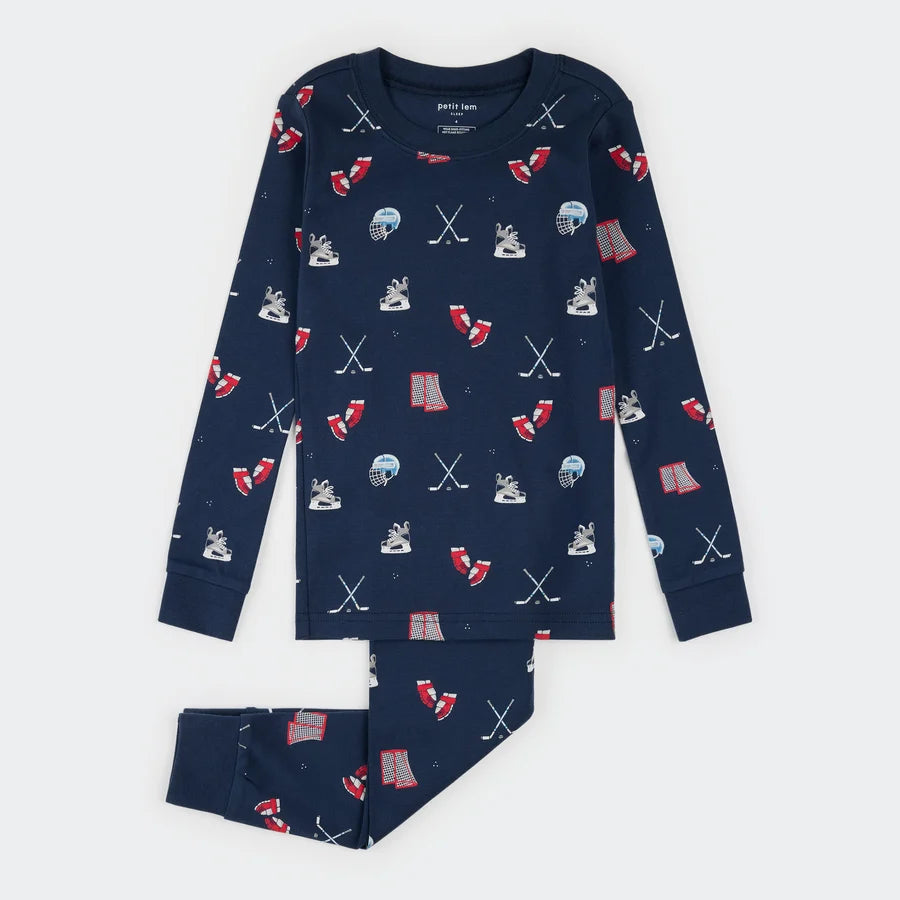 PETIT LEM - 2PC PJ L/S TOP + PANT KNIT