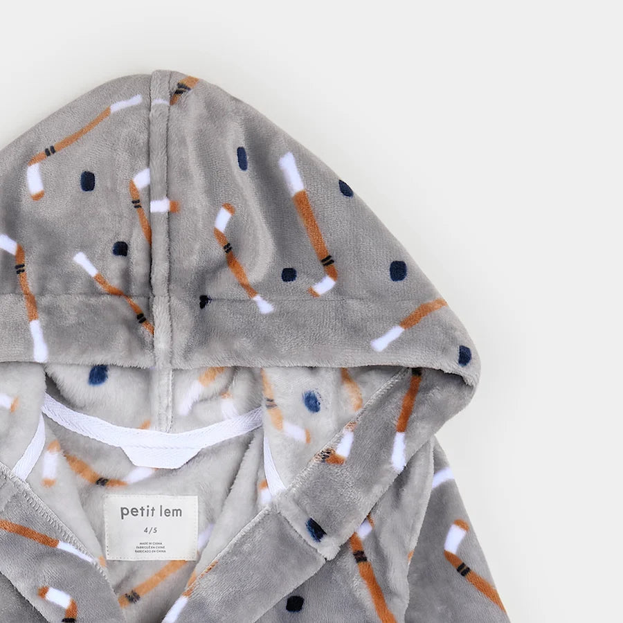 PETIT LEM - ROBE KNIT-GREY MD.