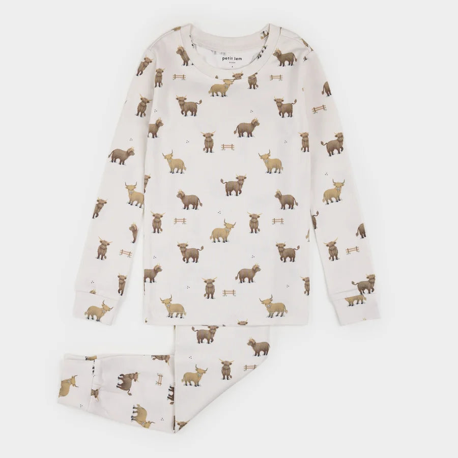 PETIT LEM  - UNISEX LONG / LONG PJ SET 26FRS32Q36-K