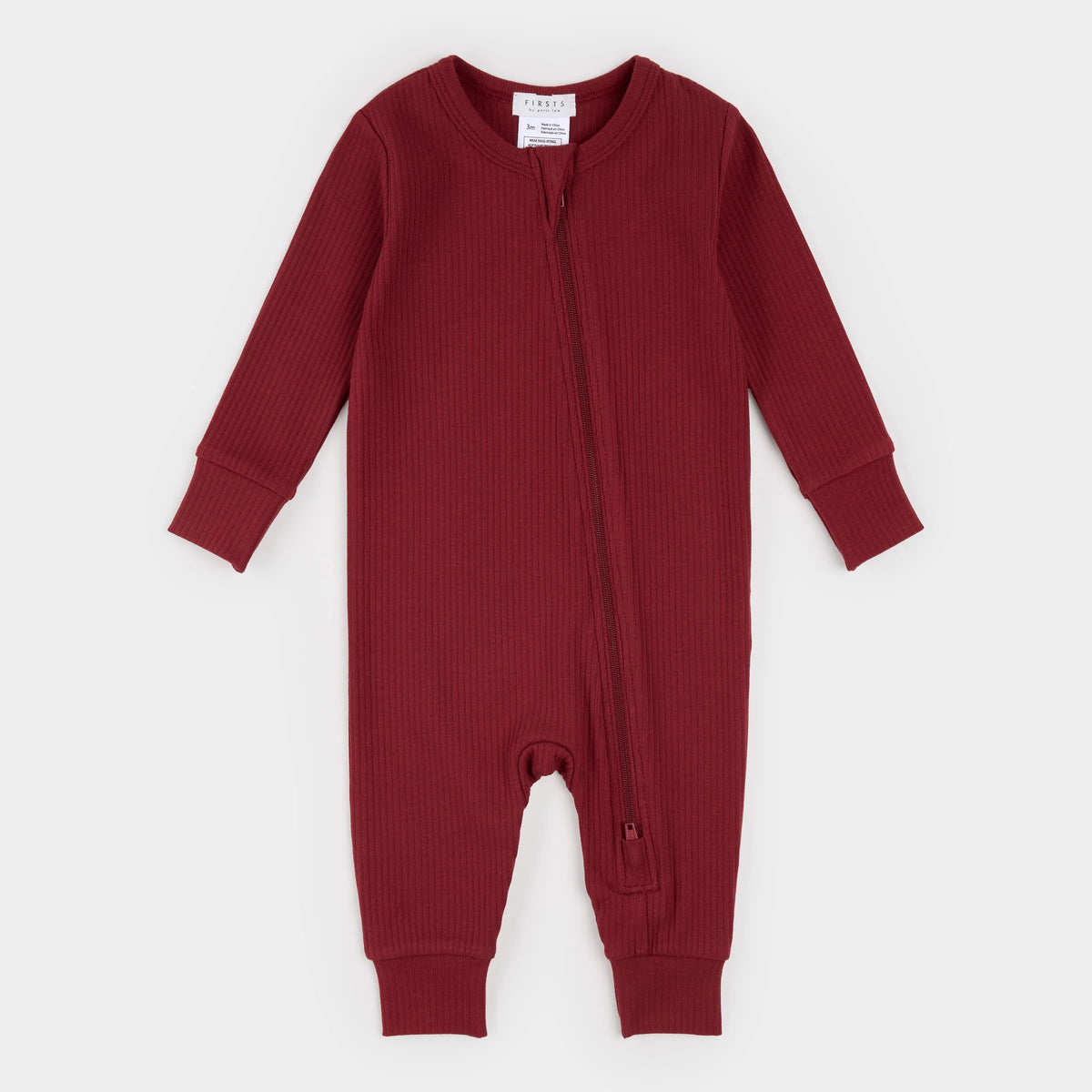 PETIT LEM - BABY POINSETTA MODAL RIB SLEEPER