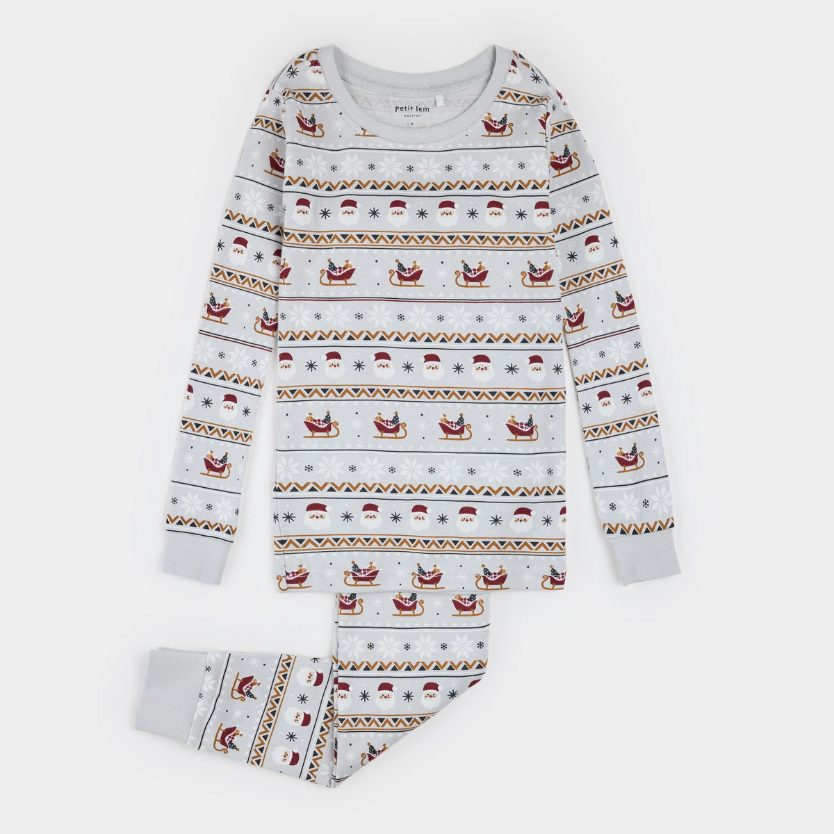 PETIT LEM - KID'S MERRY MIX PRINT PJ SET