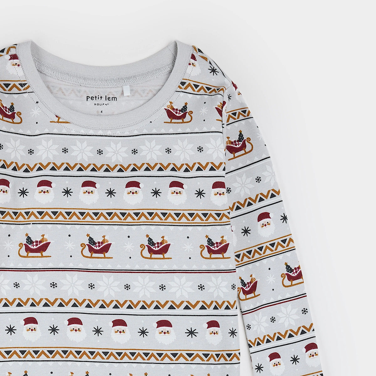 PETIT LEM - KID'S MERRY MIX PRINT PJ SET