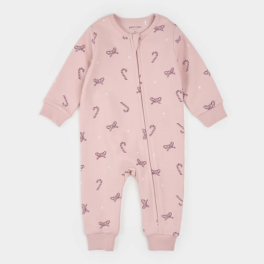 PETIT LEM - CANDY CANE DREAMS PLAYSUIT