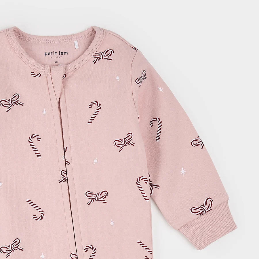 PETIT LEM - CANDY CANE DREAMS PLAYSUIT