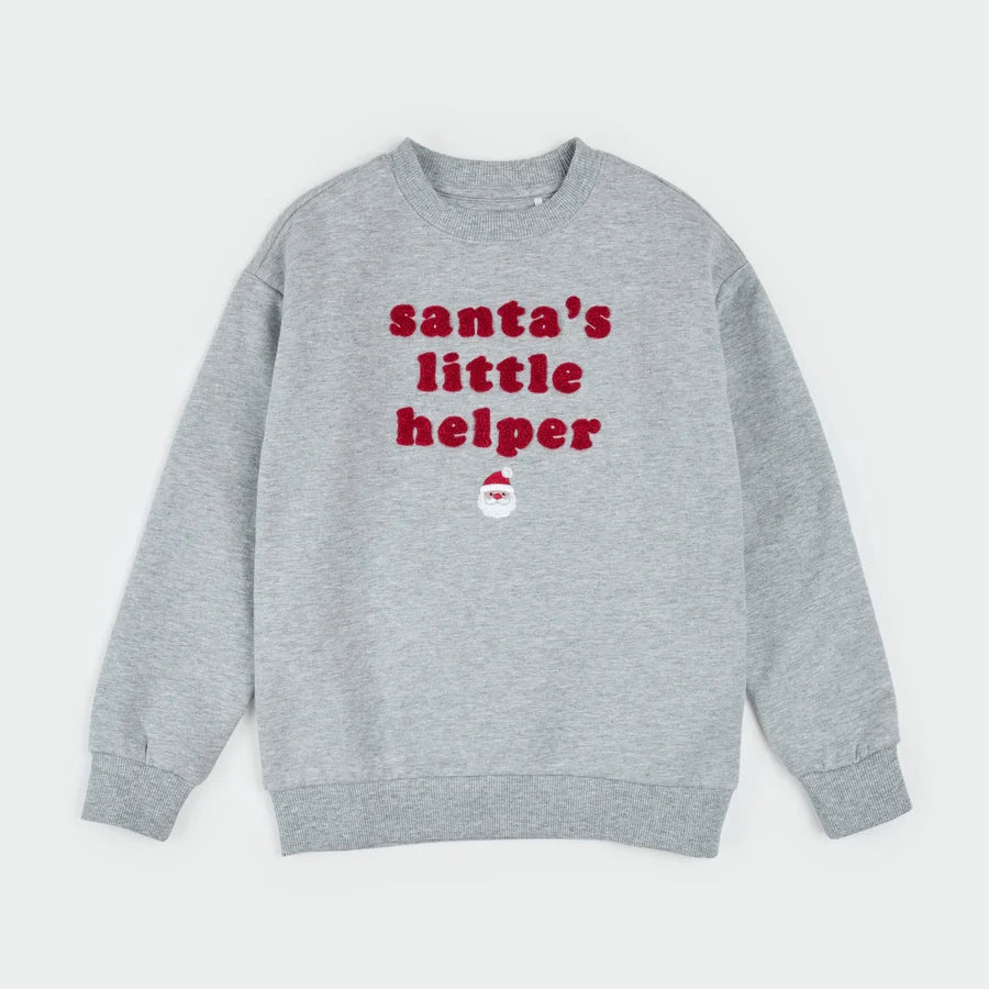 PETIT LEM - KID'S SANTA'S LITTLE HELPER SWEATER