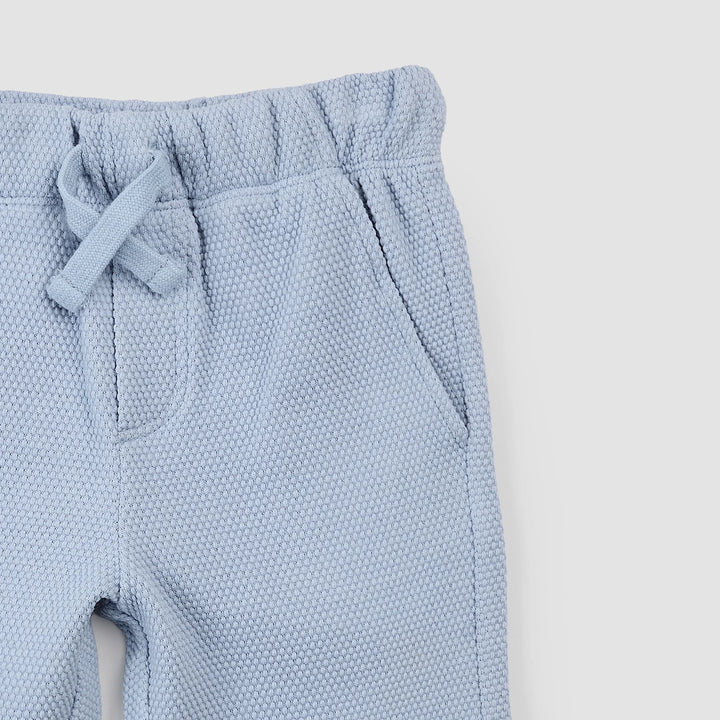 MILES THE LABEL - BOY SHORT KNIT-BLUE DUSTY 26RMW01B03-K