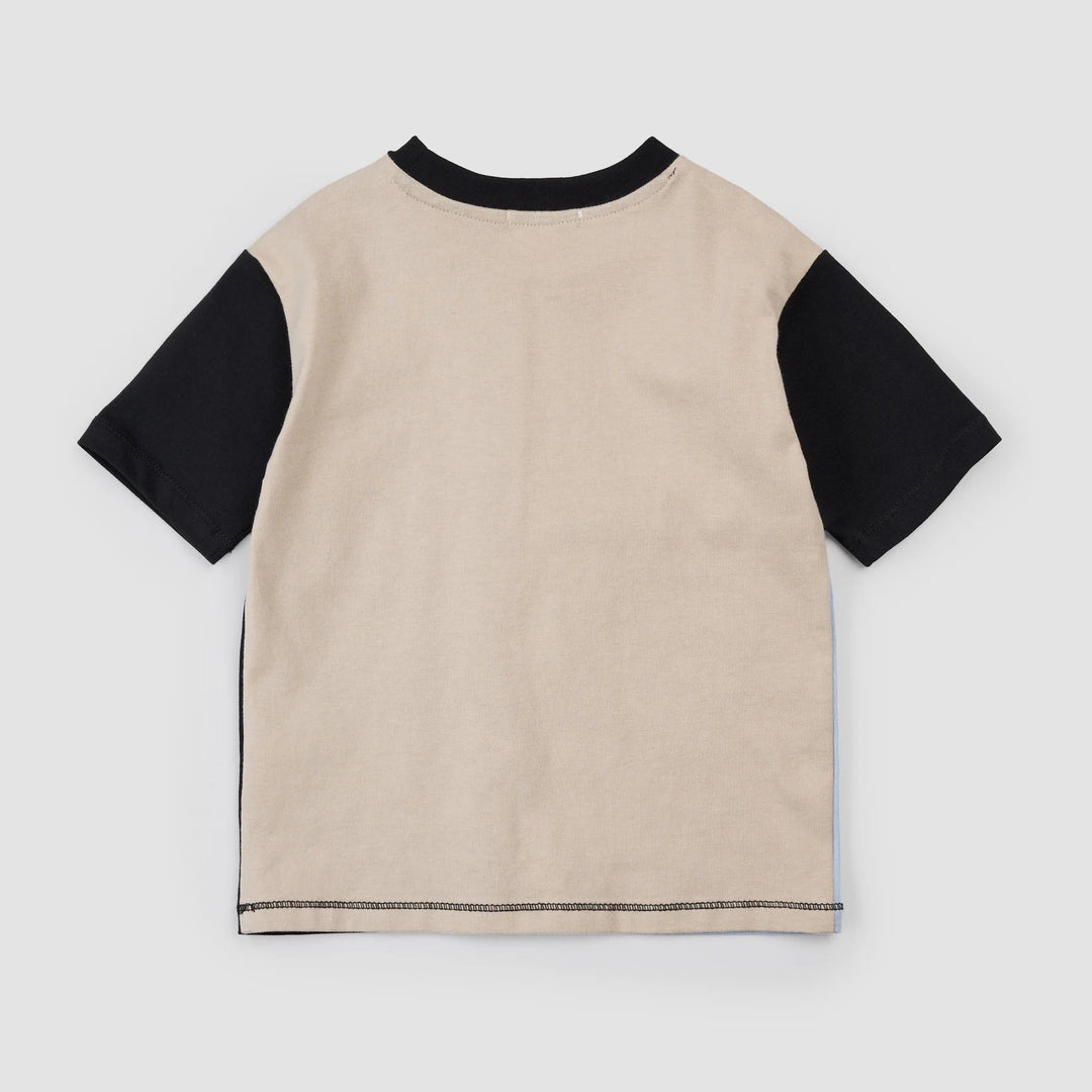 MILES THE LABEL - BOY S/S TOP KNIT-BLACK 26RMW01T05-K