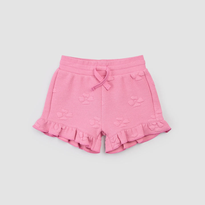 MILES THE LABEL - GIRL SHORT KNIT-PINK DK. 26RMW02B04-K