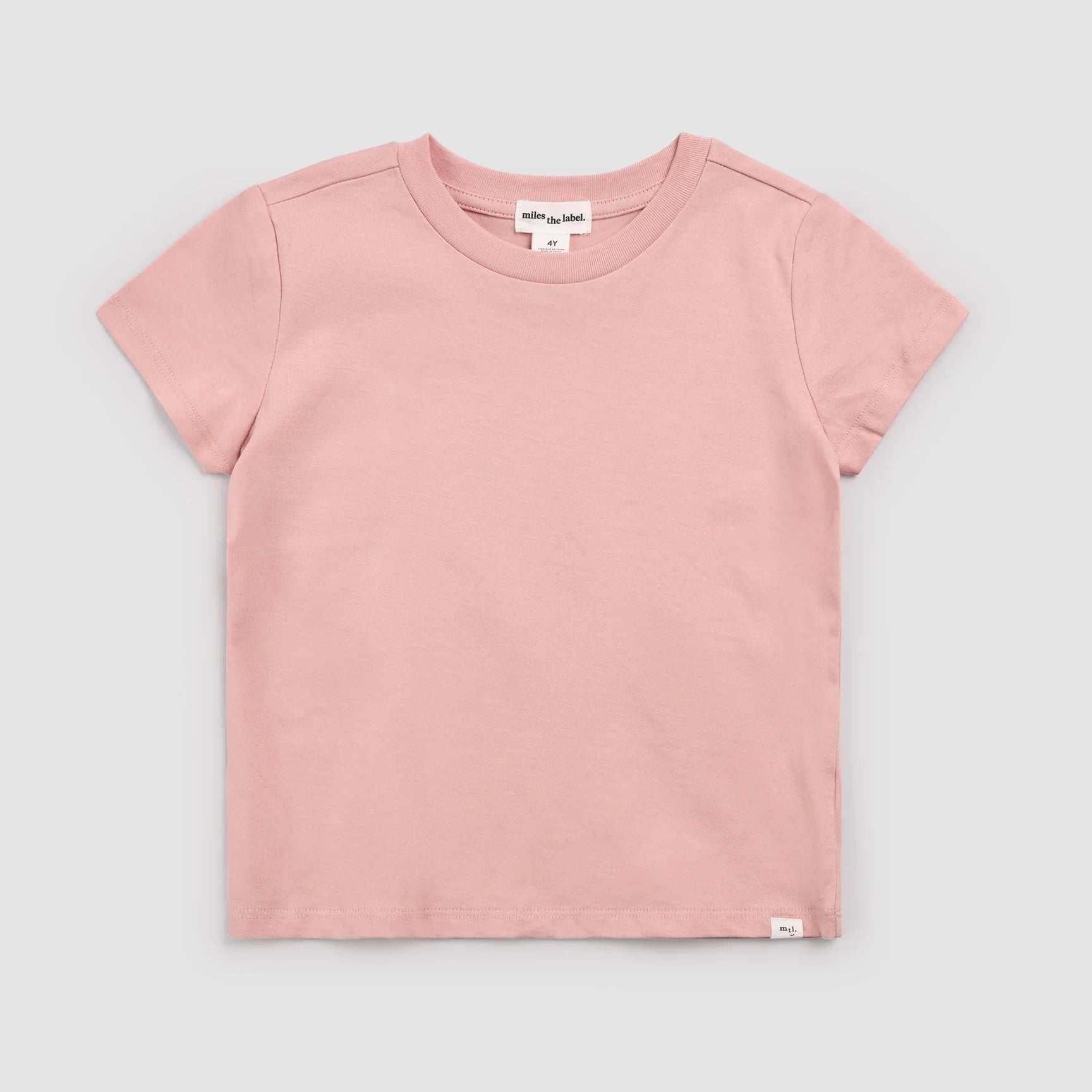 MILES THE LABEL - GIRL TOP S/S KNIT-PINK LT. 26SBW27T11-K