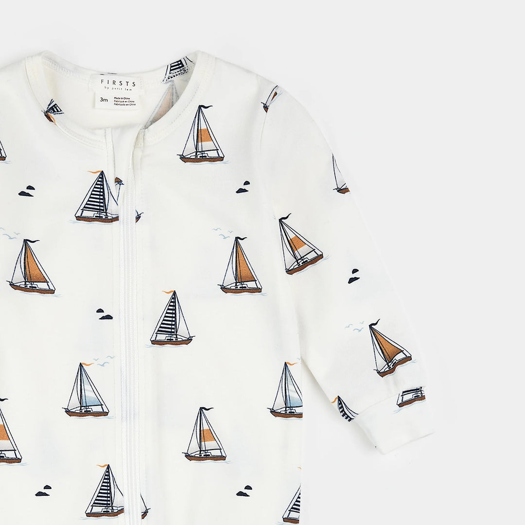 PETIT LEM - FOOTED SLEEPER 26SGL35P01