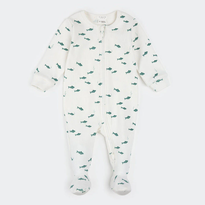 PETIT LEM - FOOTED SLEEPER 26SGL37P01