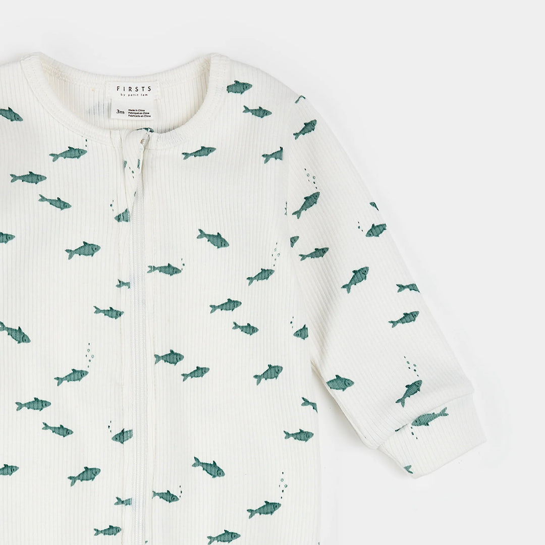 PETIT LEM - FOOTED SLEEPER 26SGL37P01