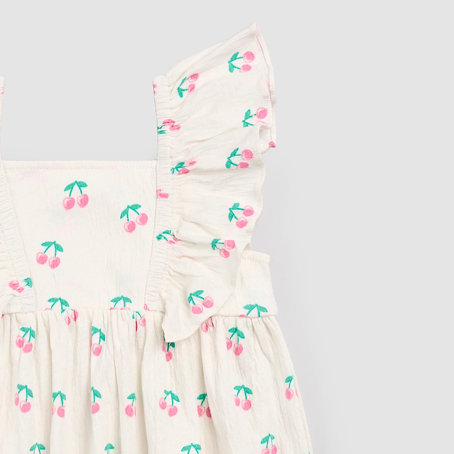 MILES THE LABEL - GIRL SLEEVELESS DRESS KNIT-OFFWHITE 26SMW04D02-K