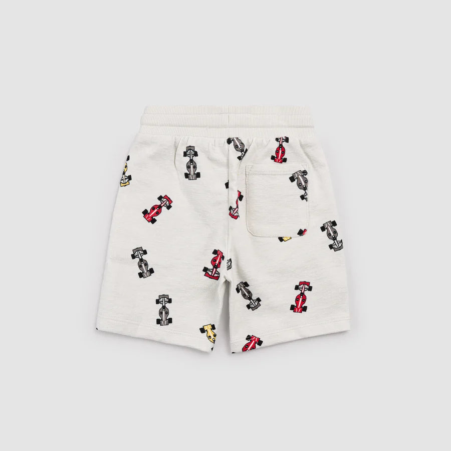 MILES THE LABEL - BOYS RACE CAR SHORTS