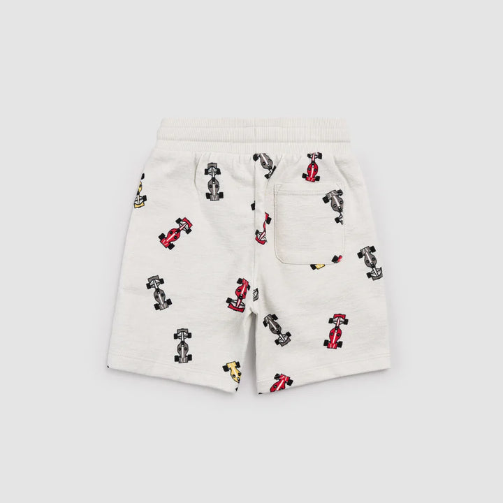 MILES THE LABEL - BOYS RACE CAR SHORTS