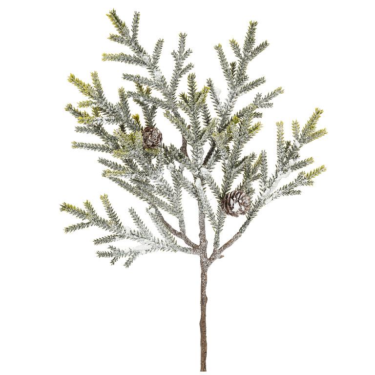 ABBOTT - HEAVY SNOW BRANCH W/CONES-15"L