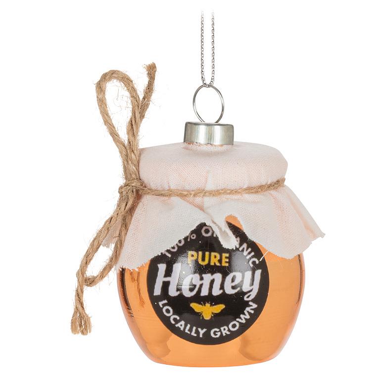 ABBOTT - JAR OF HONEY ORNAMENT-2"H