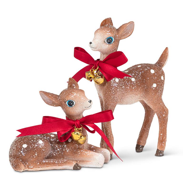 ABBOTT - S/2 VINTAGE LOOK DEER-4"L