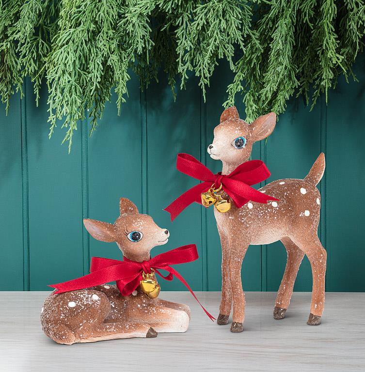 ABBOTT - S/2 VINTAGE LOOK DEER-4"L