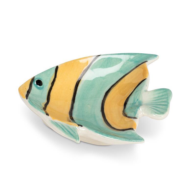 ABBOTT - SMALL STRIPED FISH DISH 3"