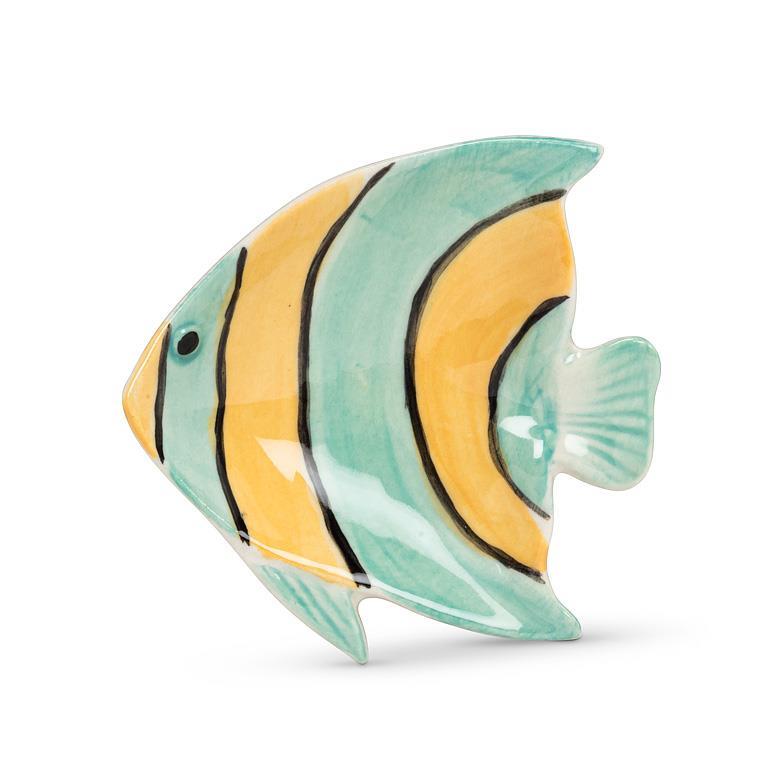 ABBOTT - SMALL STRIPED FISH DISH 3"