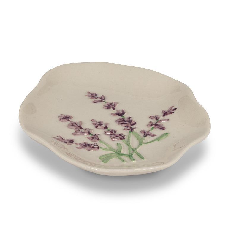 ABBOTT - PURPLE FLOWER ORGANIC DISH 5"