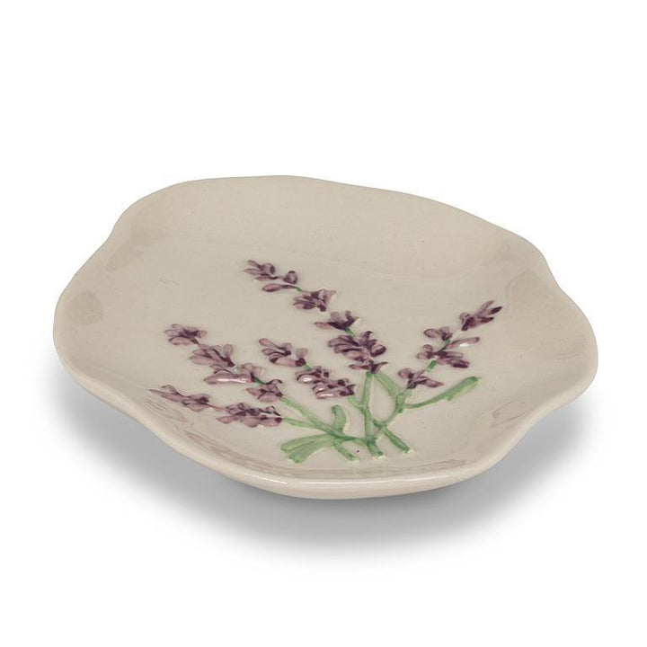 ABBOTT - PURPLE FLOWER ORGANIC DISH 5"