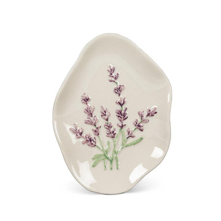 ABBOTT - PURPLE FLOWER ORGANIC DISH 5"