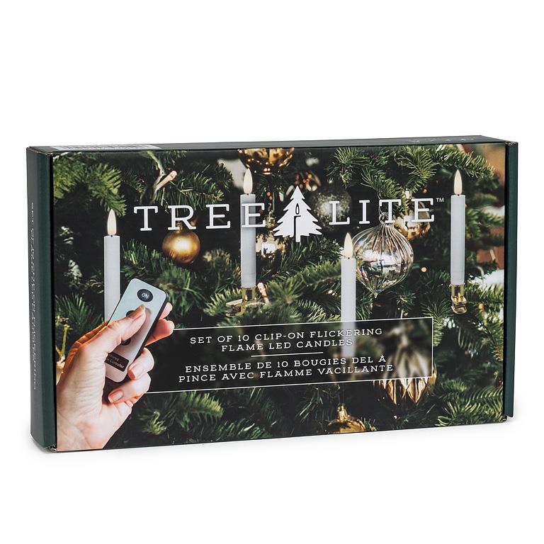 ABBOTT - S/10 SM LED TREE CLIP CANDLES W/REMOTE-5.5"H