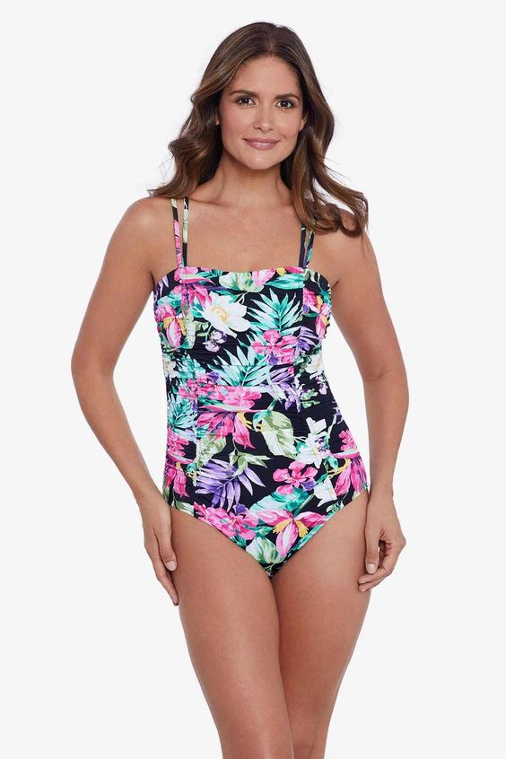 PENBROOKE- WOMEN'S 1PC MYSTIC TROPIC SWIMSUIT