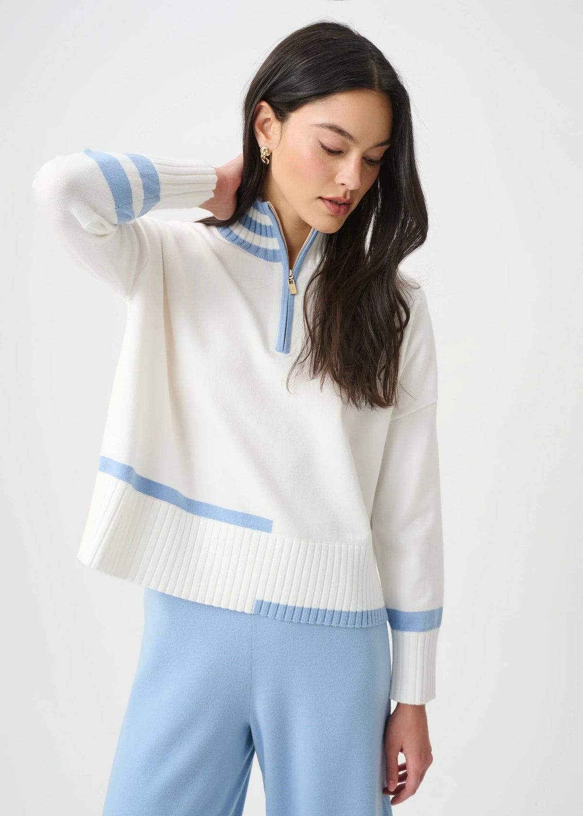 JOSEPH RIBKOFF - WOMEN'S 271902 MOCKNECK SWEATER
