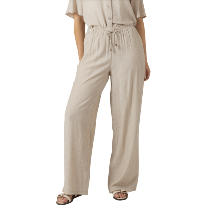 DEX - WOMEN'S DRAWSTRING WIDE PANT